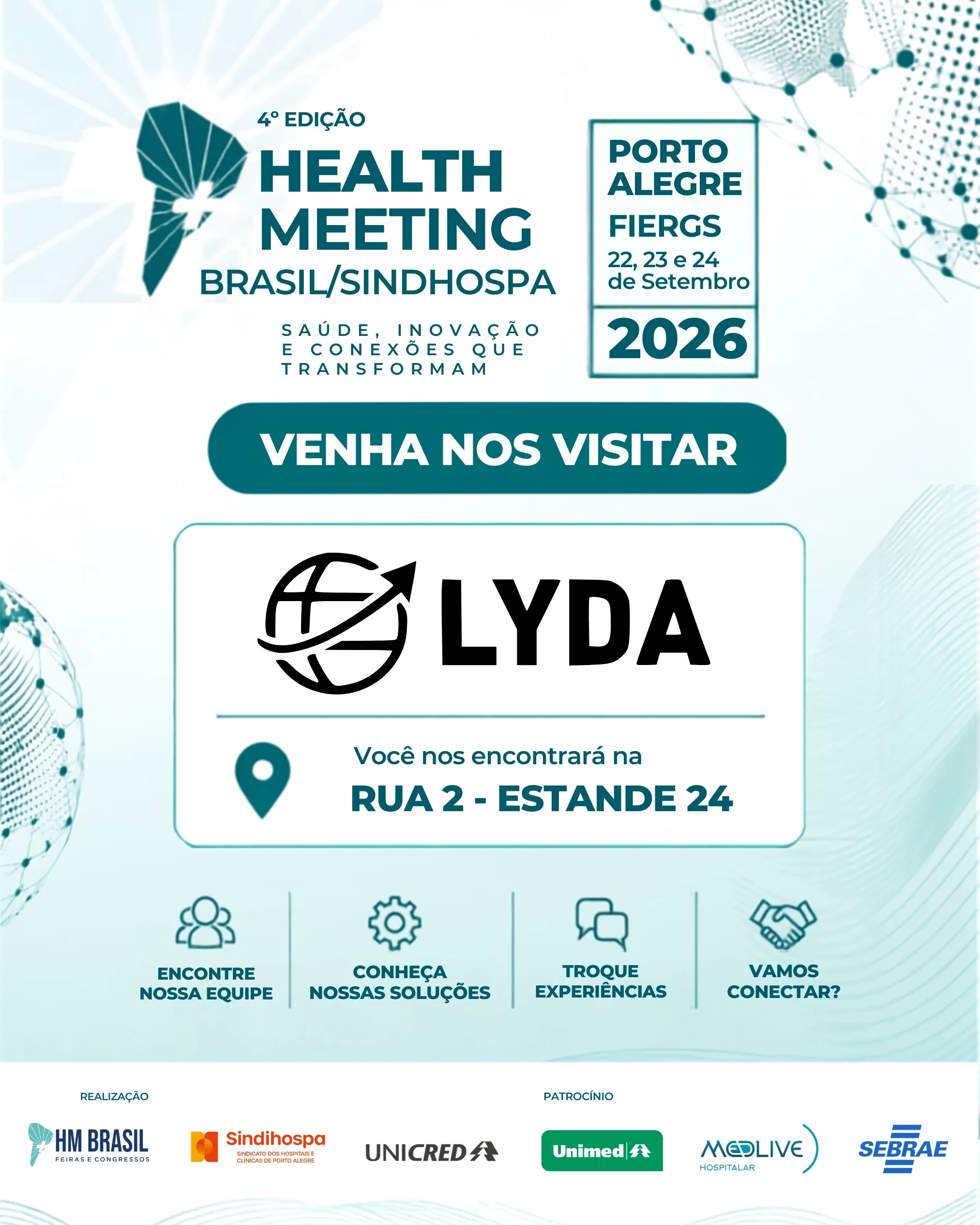Health Meeting Brasil 2026 - Venha nos visitar